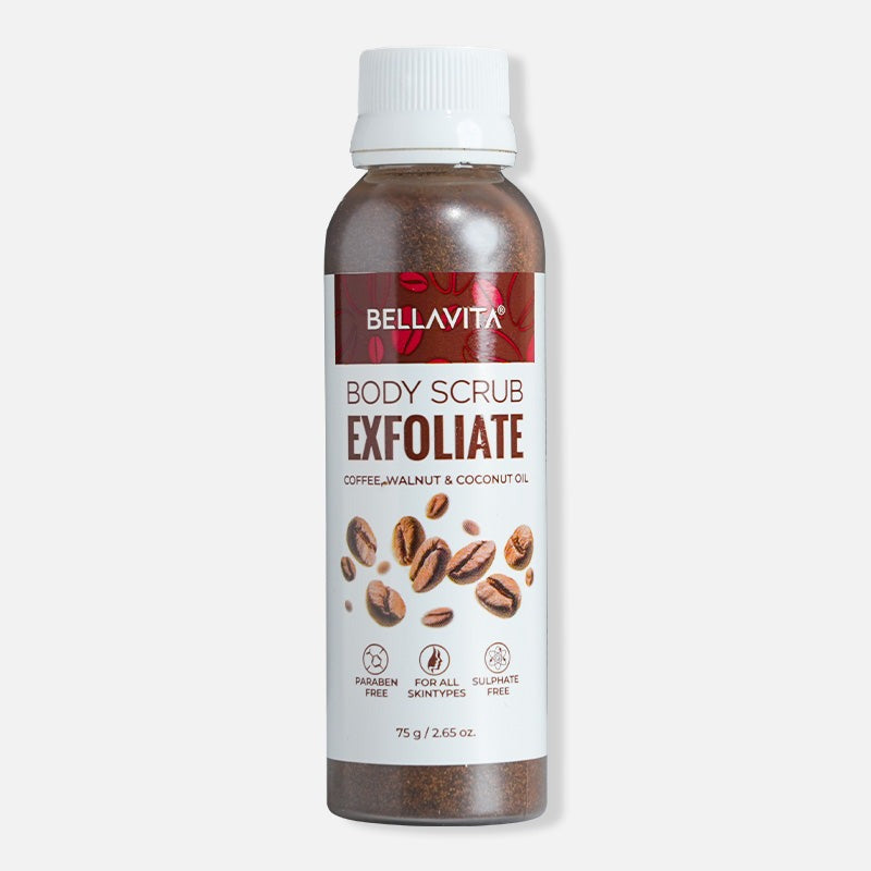 Bella Vita Organic Exfoliate Coffee Face And Body Scrub Grit | Grocsy