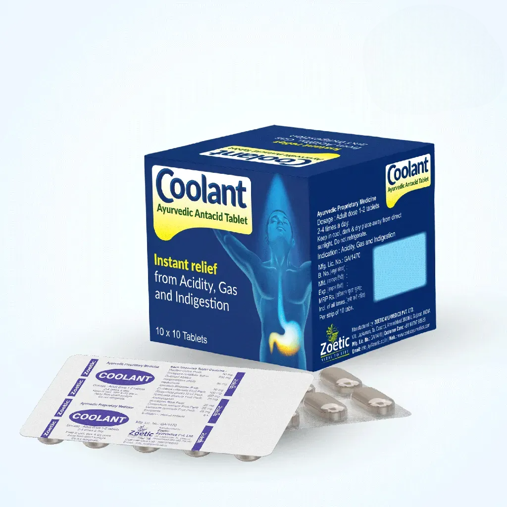 Zeotic Ayurveda Coolant Tablet | Grocsy