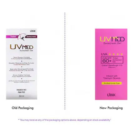 Uvmed Tinted Sunscreen Cream SPF 50 | Grocsy