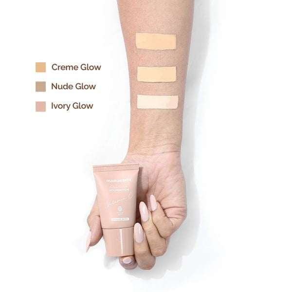 Mamaearth Glow Serum Foundation-Nude Glow | Grocsy
