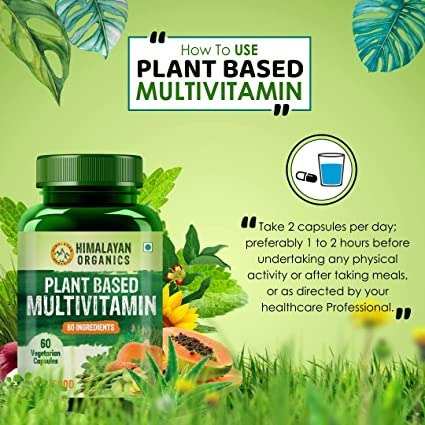 Himalayan Organics Plant Based Multivitamin Capsules | Grocsy