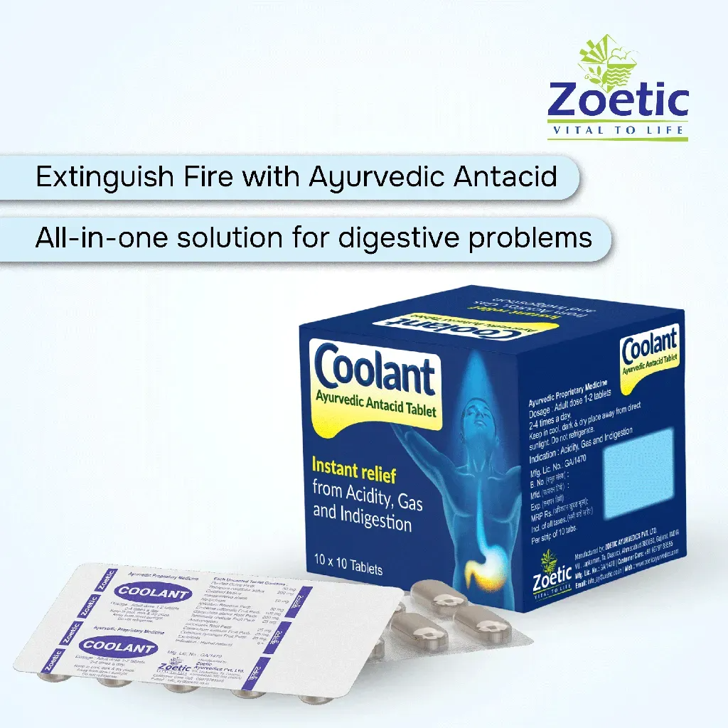 Zeotic Ayurveda Coolant Tablet | Grocsy