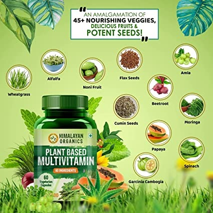 Himalayan Organics Plant Based Multivitamin Capsules | Grocsy