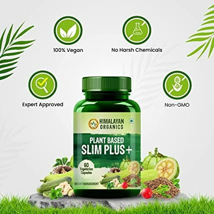 Himalayan Organics Plant Based Slim Plus + Vegetarian Capsules | Grocsy