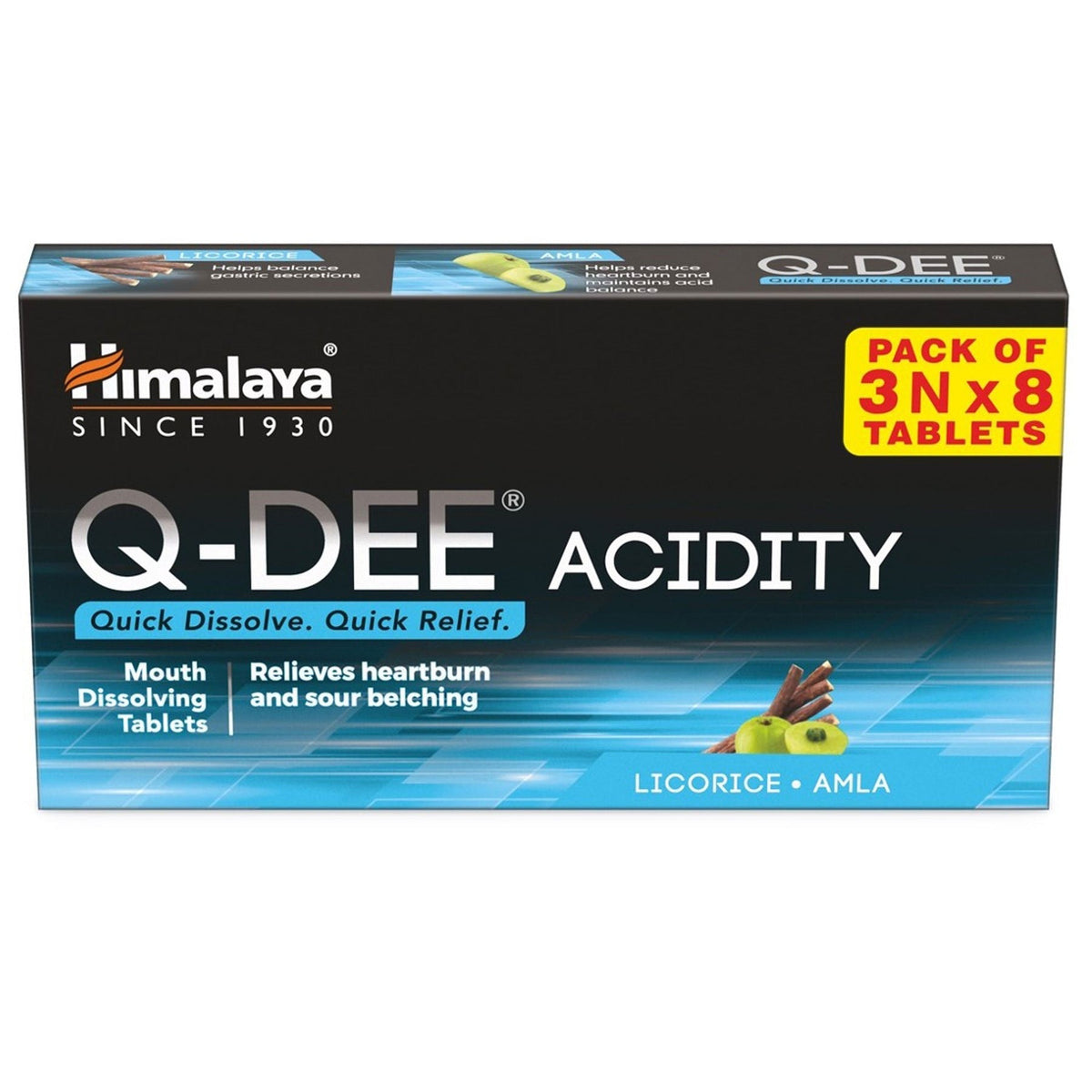 Himalaya Q-DEE Acidity Tablets | Grocsy
