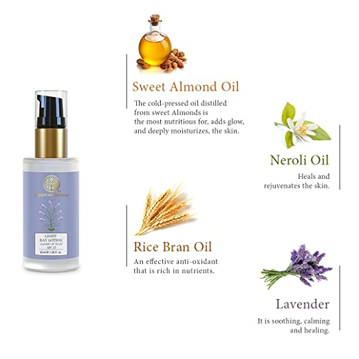 Forest Essentials Light Day Lotion Lavender & Neroli | Grocsy