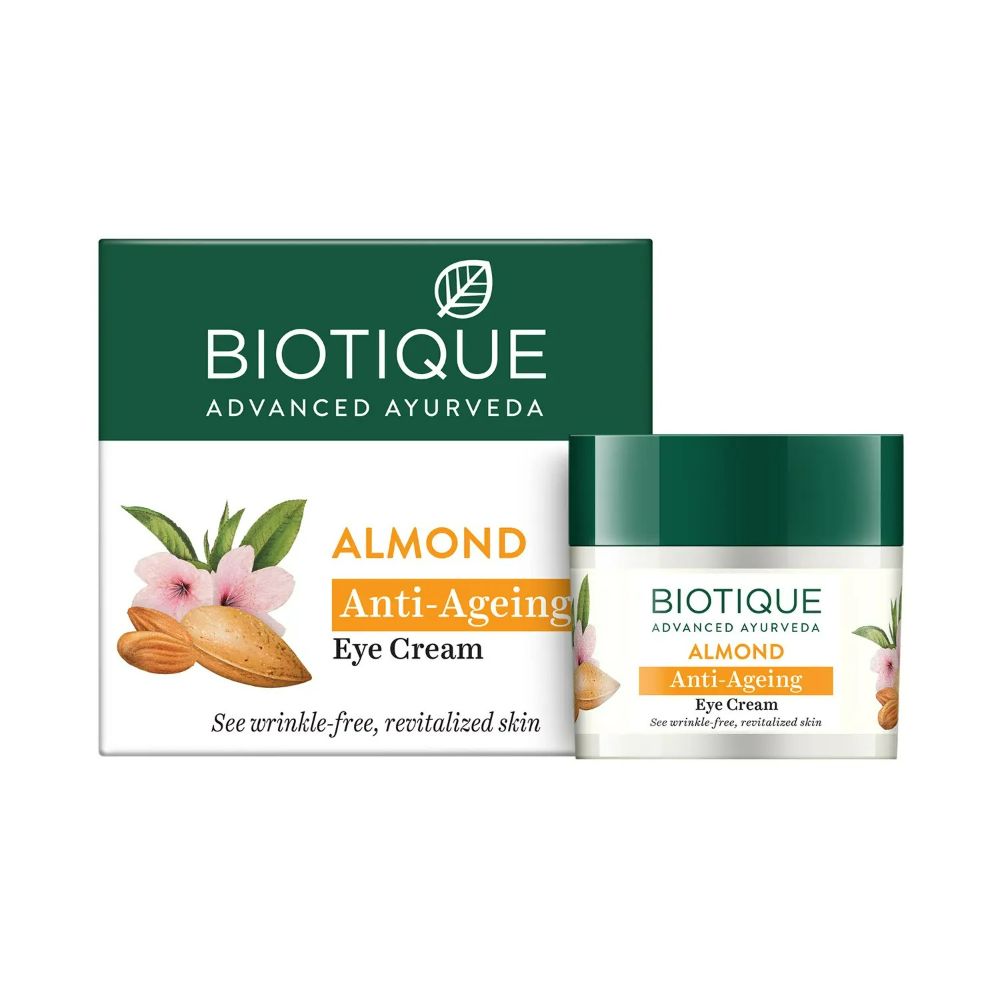 Biotique Bio Almond Soothing And Nourishing Eye Cream | Grocsy
