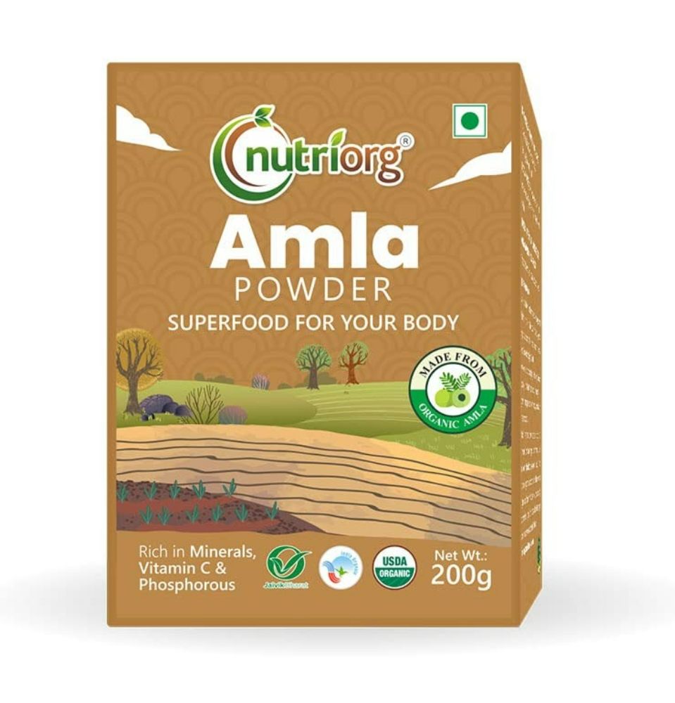 Nutriorg Certified Organic Amla Powder | Grocsy
