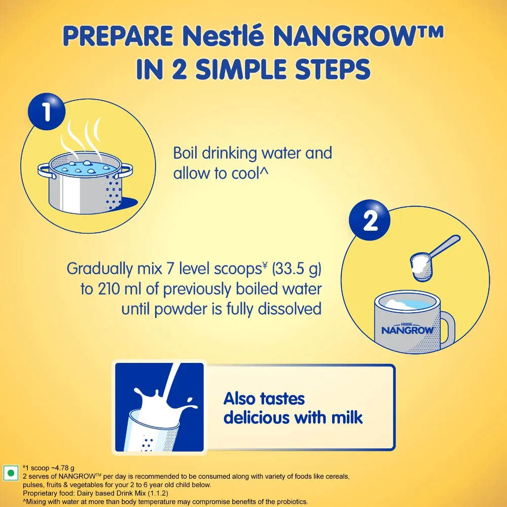 Nestle Nangrow Nutritious Milk Drink - 2 to 6 Years | Grocsy