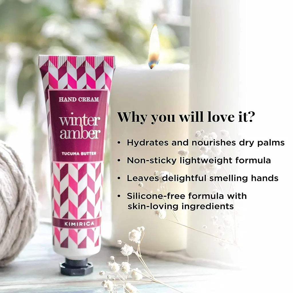 Kimirica Winter Amber Hand Cream | Grocsy