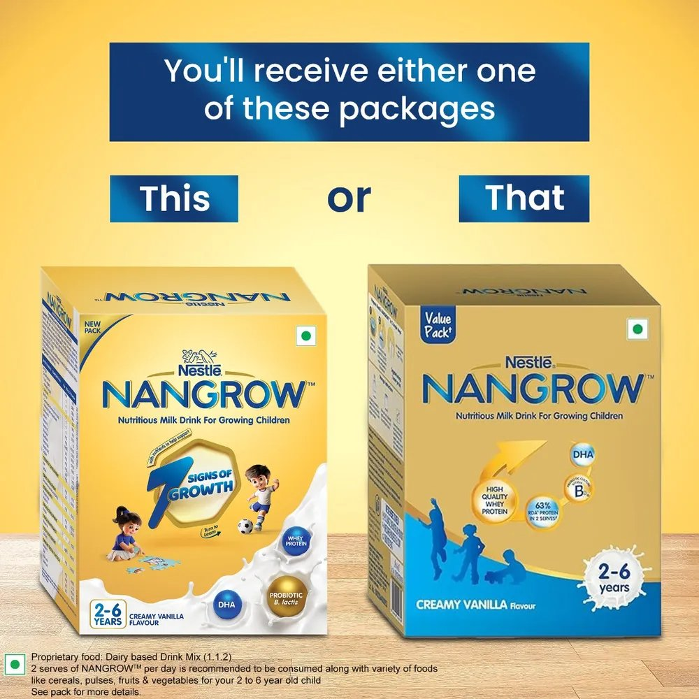 Nestle Nangrow Nutritious Milk Drink - 2 to 6 Years | Grocsy