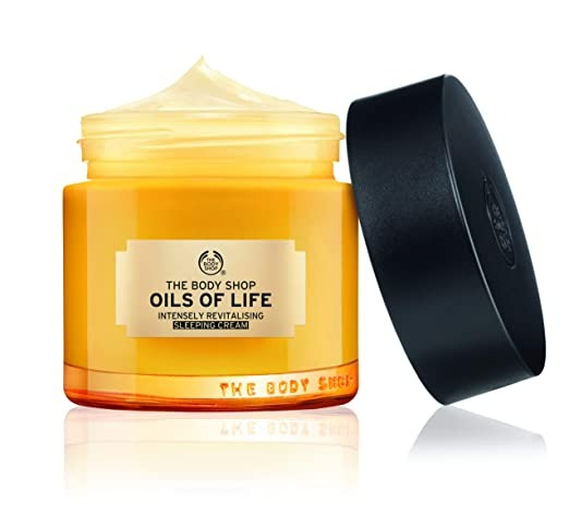 The Body Shop Oils Of Life Sleeping Cream | Grocsy