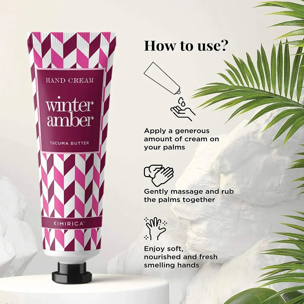 Kimirica Winter Amber Hand Cream | Grocsy