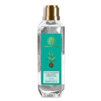 Forest Essentials Organic Cold Pressed Virgin Oil Coconut | Grocsy