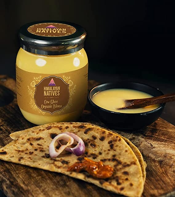 Himalayan Natives Organic Cow Bilona Ghee | Made From Grass Fed Cow's Milk | Organic Ghee | Grocsy