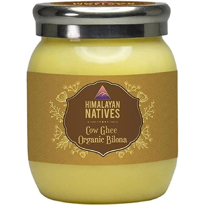 Himalayan Natives Organic Cow Bilona Ghee | Made From Grass Fed Cow's Milk | Organic Ghee | Grocsy