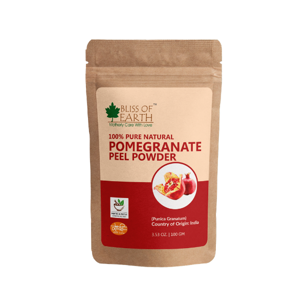 Bliss of Earth Certified Organic Pomegranate Peel Powder | Grocsy