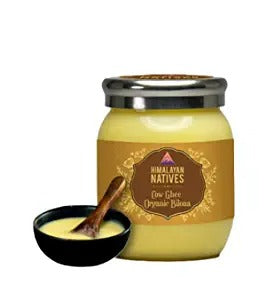 Himalayan Natives Organic Cow Bilona Ghee | Made From Grass Fed Cow's Milk | Organic Ghee | Grocsy