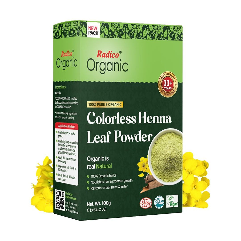 Radico Organic Colorless Henna Powder | Grocsy