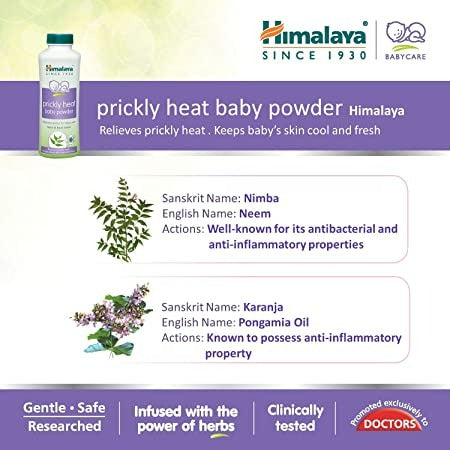 Himalaya Herbals - Prickly Heat Baby Powder | Grocsy