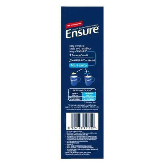 Ensure Nutritional Powder Vanilla Flavour - Balanced Nutrition Drink, Helps in Weight Management | Grocsy