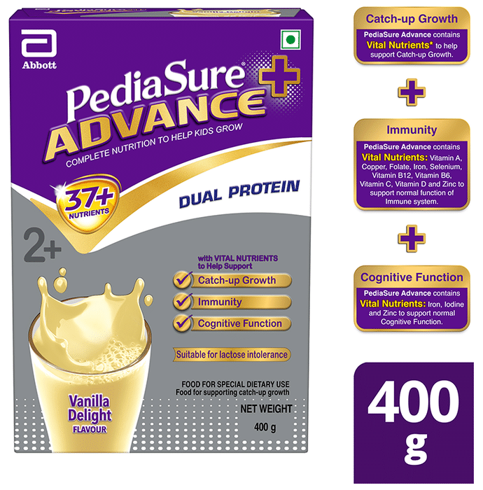 Pediasure Advance Plus Powder For Catch-up Growth in Children | Grocsy