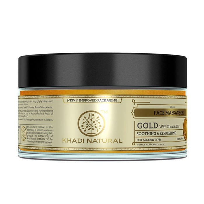Khadi Natural Gold Face Massage Gel | Grocsy