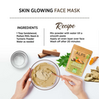 Alps Goodness Sandalwood,Multani Mitti,Neem & Turmeric Powder | Grocsy