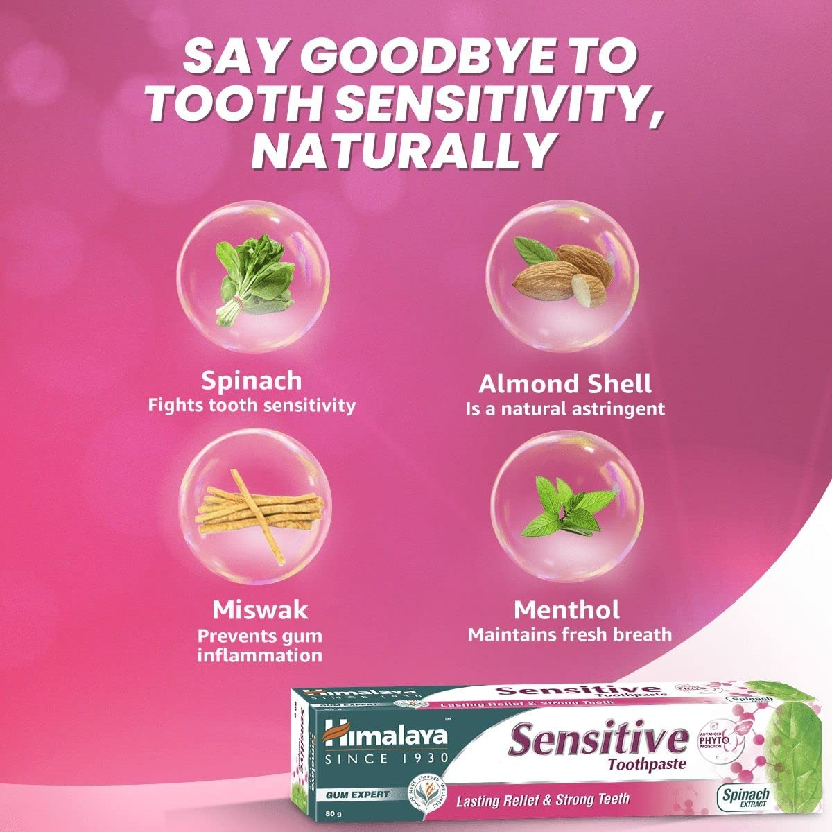 Himalaya Sensitive Tooth Paste | Grocsy