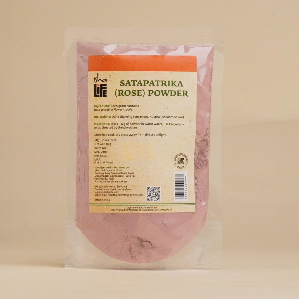 Isha Life Roja Powder (Rose Powder Face Pack) | Grocsy