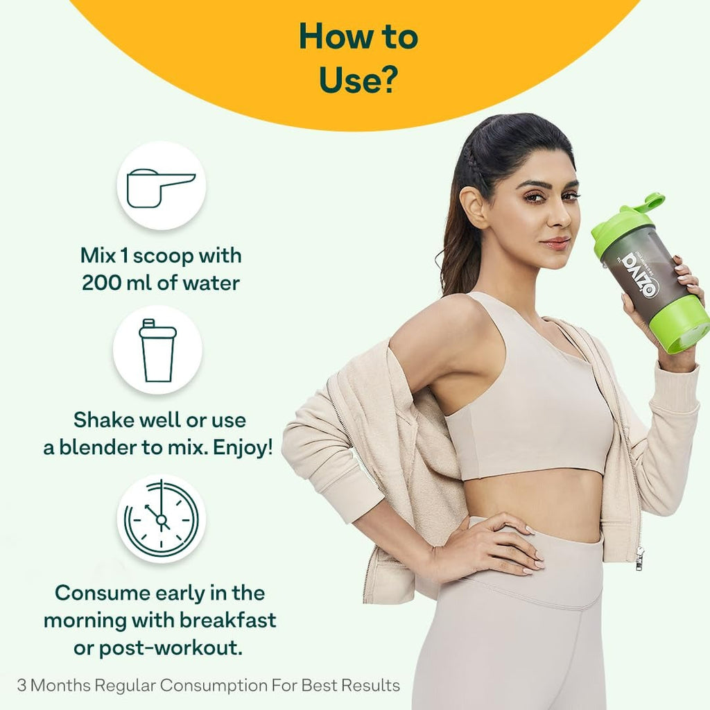OZiva Protein & Herbs for Women - Protein Powder to Reduce Body Fat, Manage Weight & Metabolism, No Added Sugar | Grocsy