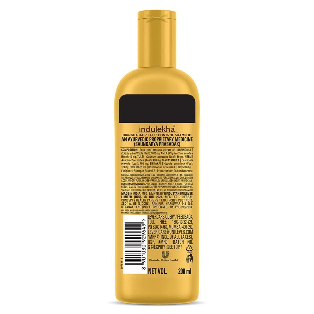 Indulekha Bringha Anti Hair Fall Shampoo | Grocsy