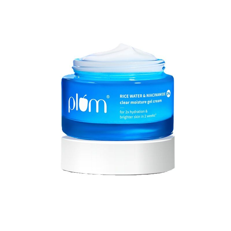 Plum 2% Niacinamide & Rice Water Daily Brightening Gel Cream | Grocsy