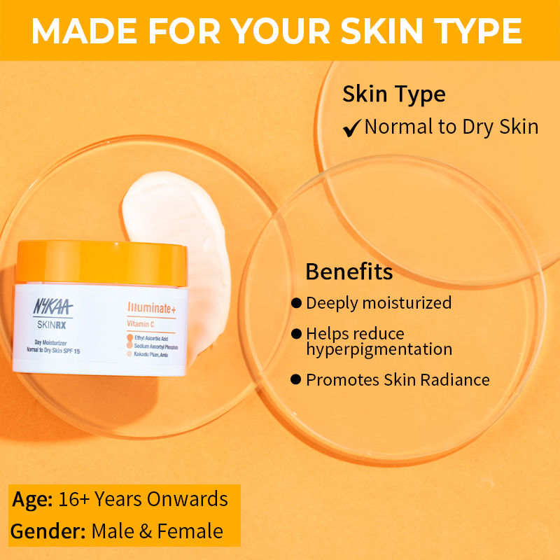 Nykaa SKINRX Illuminate + Vitamin C Day Moisturizer | Grocsy