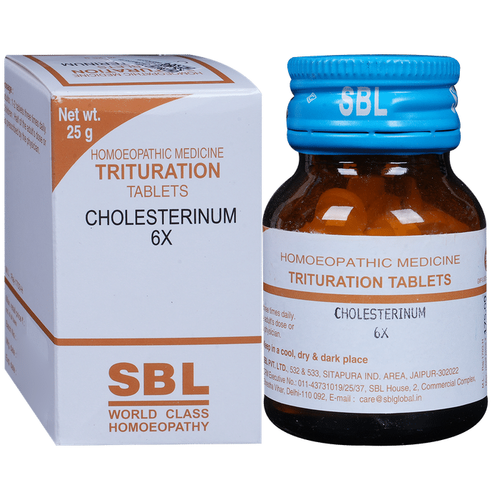 SBL Homeopathy Cholesterinum Trituration Tablet | Grocsy
