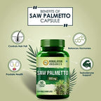 Himalayan Organics Saw Palmetto 800 mg Vegetarian Capsules | Grocsy