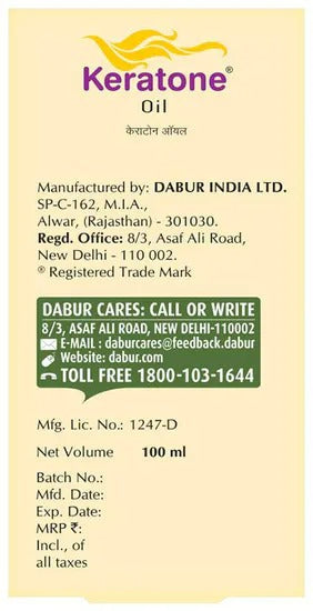 Dabur Keratone Oil | Grocsy