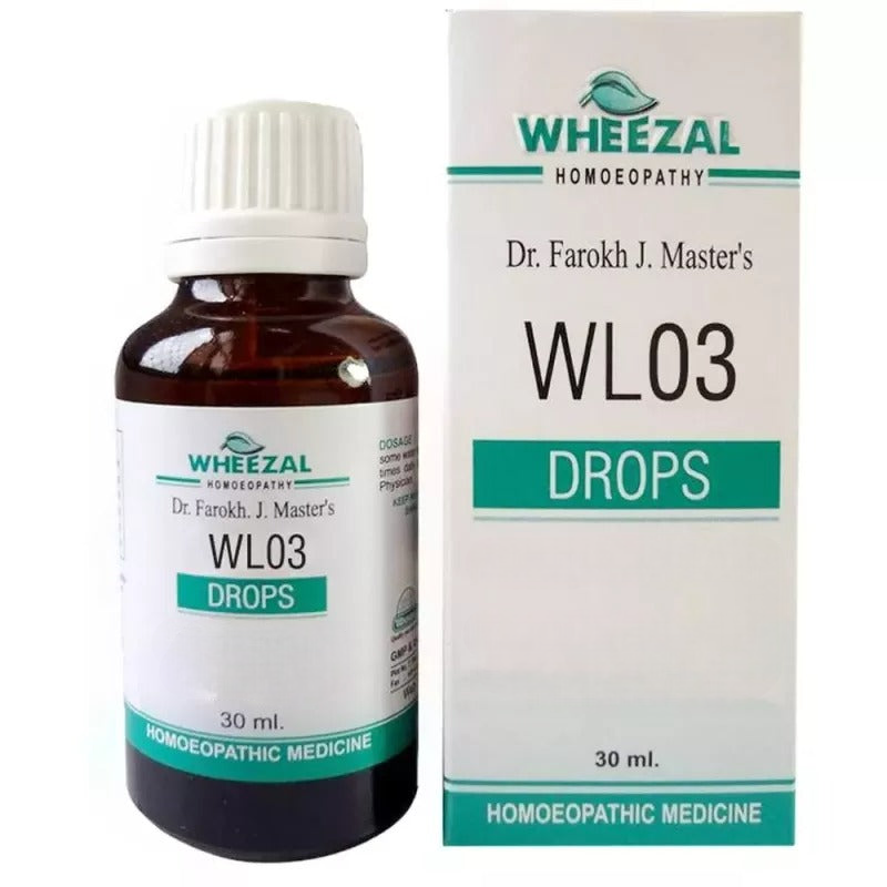 Wheezal Homeopathy WL-03 Drops | Grocsy