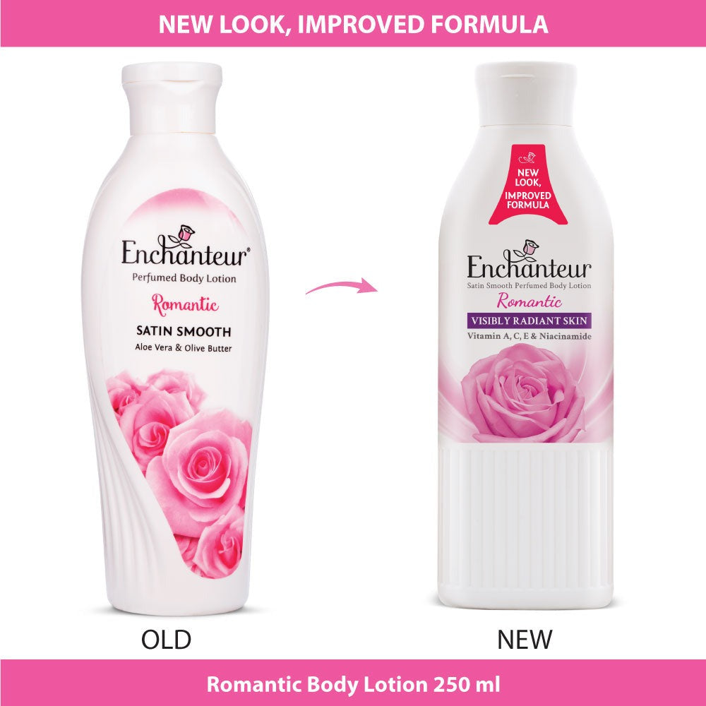 Enchanteur Romantic Satin Smooth Perfumed Body Lotion | Grocsy