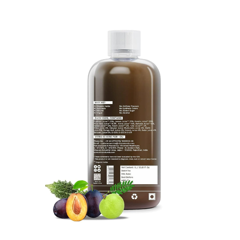 Vitro Naturals Certified Organic Sugar Balance Juice | Grocsy