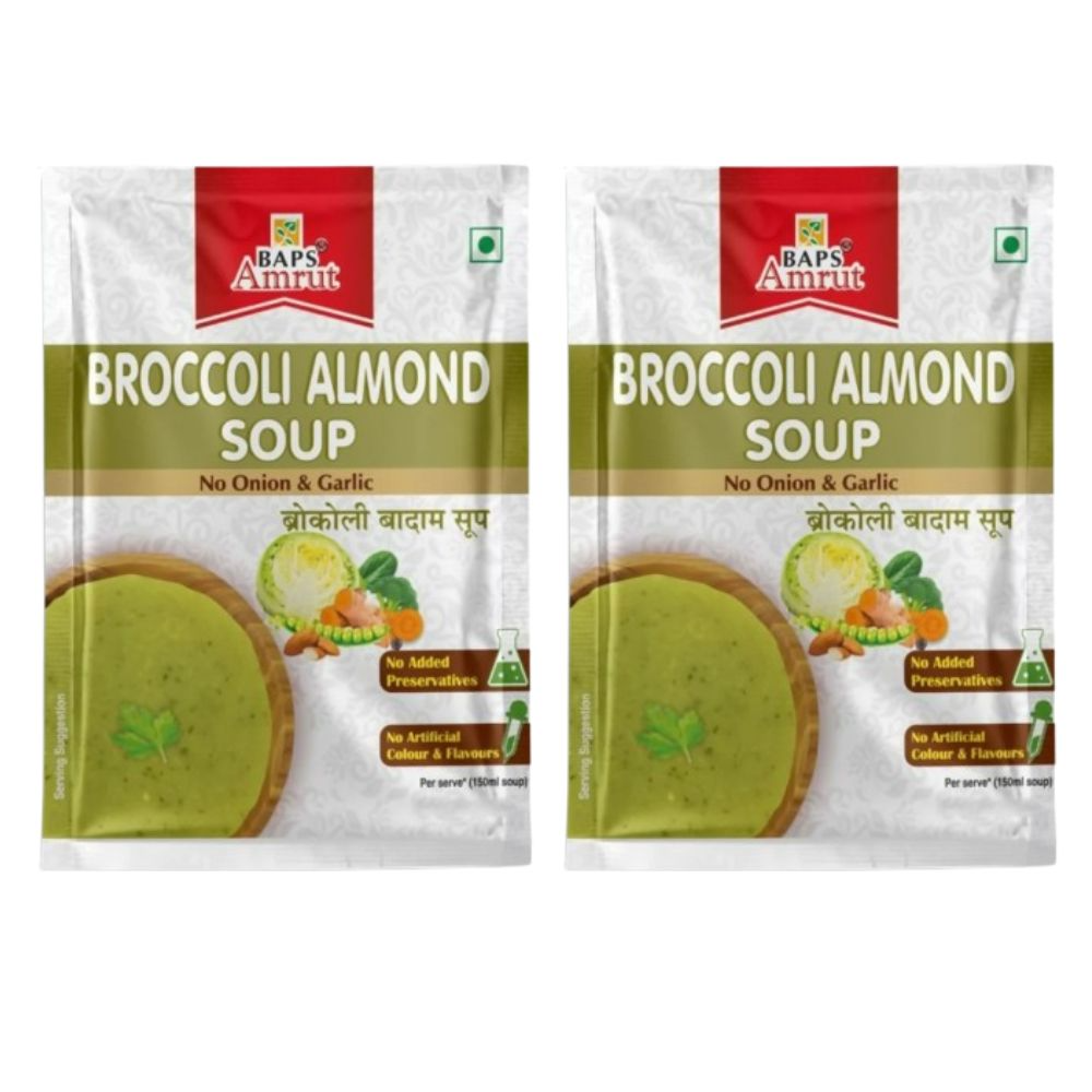 Baps Amrut Broccoli Almond Soup | Grocsy