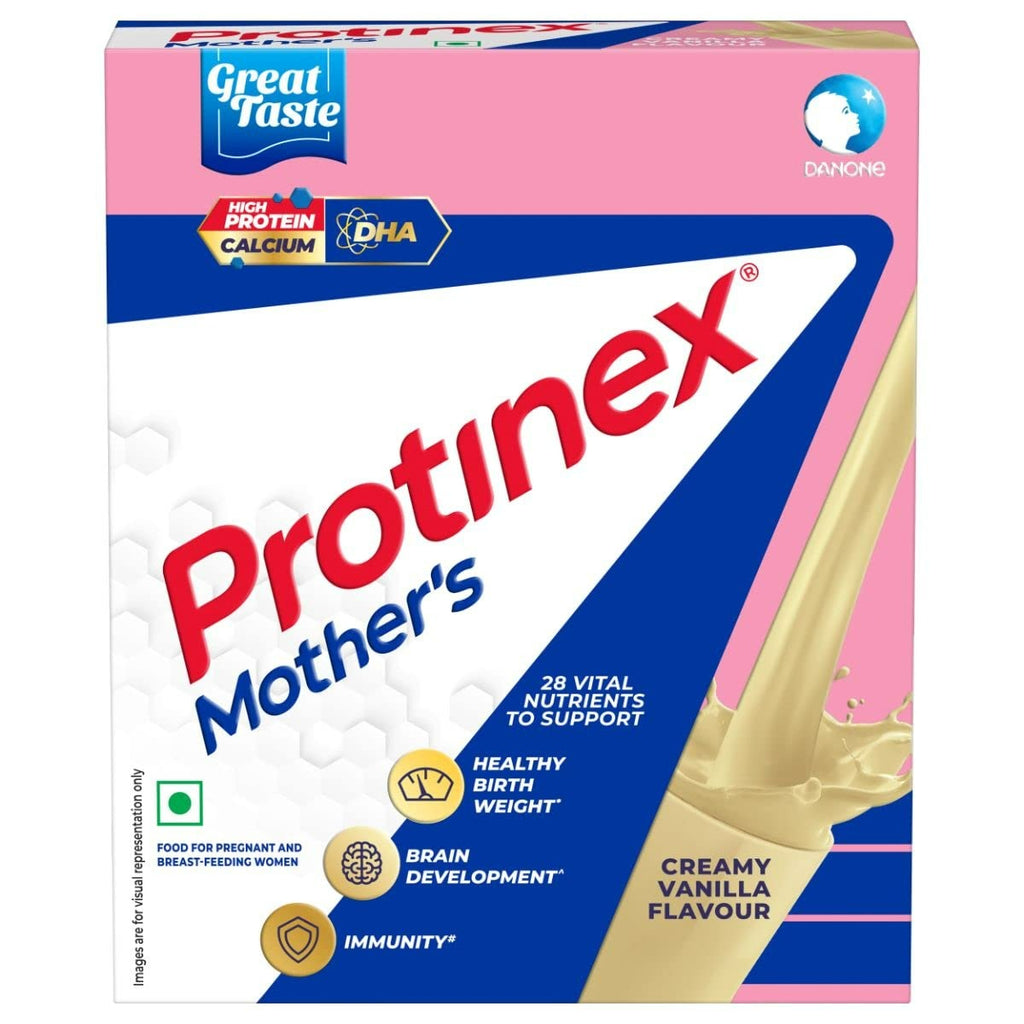 Protinex Mother's Nutritional Mix - Creamy Vanilla Flavour | With 28 Vital Nutrients to Support Healthy Birth Weight, Brain Development & Immunity | Grocsy