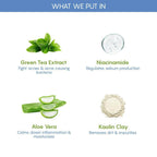 The Moms Co Natural Green Tea Face Wash | Grocsy