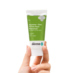 The Derma Co Squalene + Zinc Oil-Free Moisturizer for Normal to Oily Skin | Grocsy