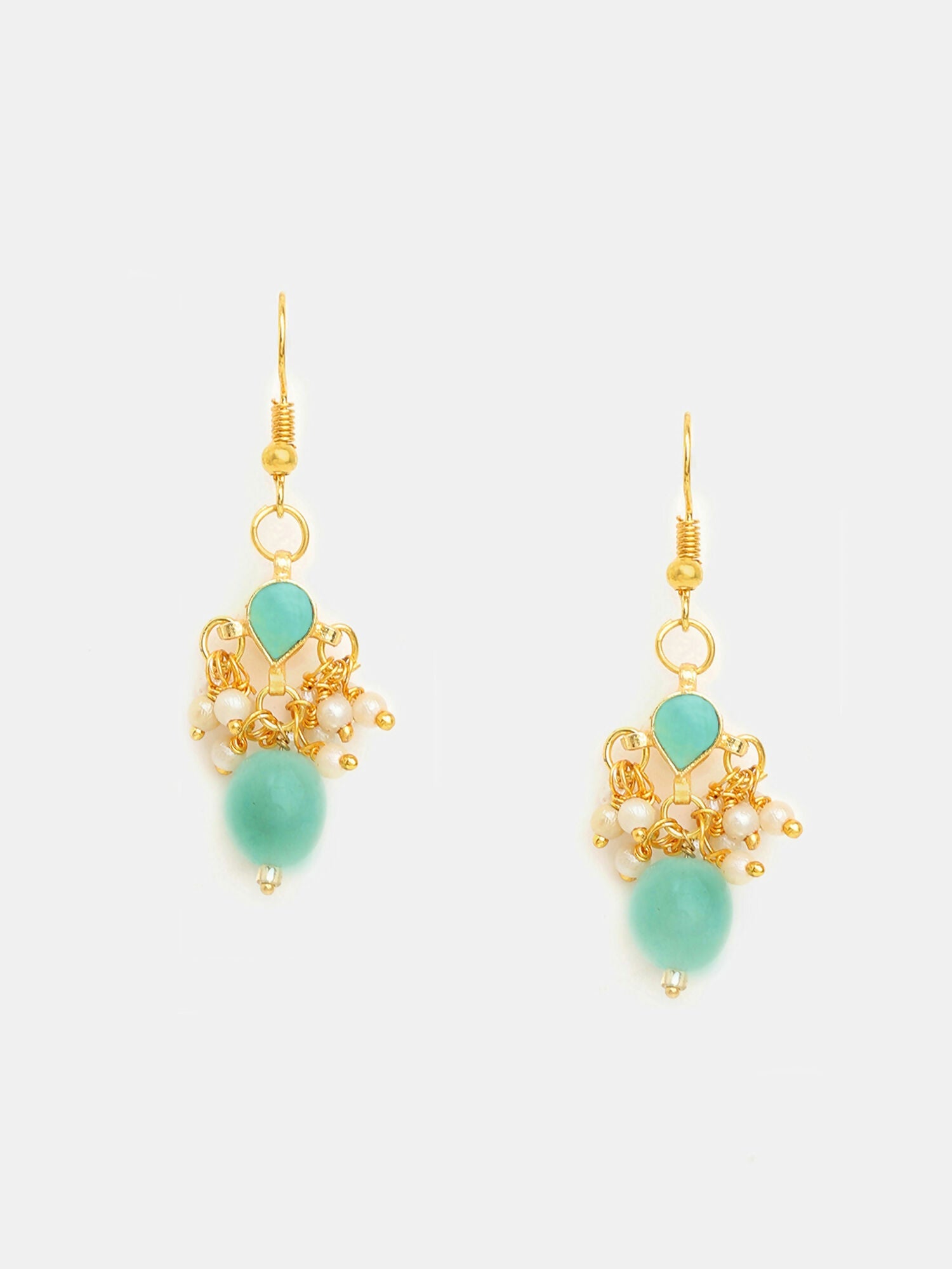 Ruby Raang Chandni Green Earring | Grocsy