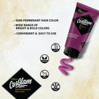 Nisha Cosglam Semi Permanent Hair Color 22 French Plum | Grocsy