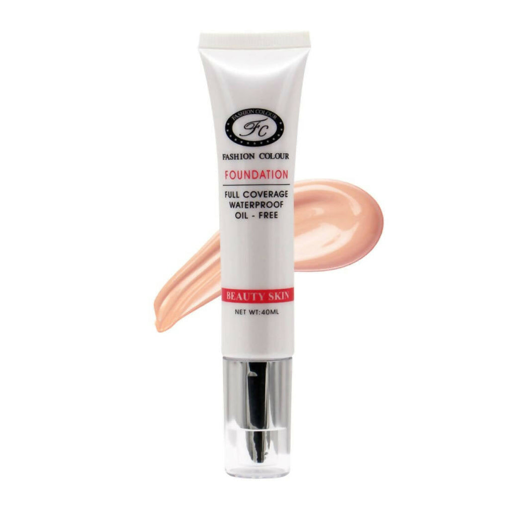 Fashion Colour Oil Free Full Coverage Waterproof Foundation-Shade 02 | Grocsy