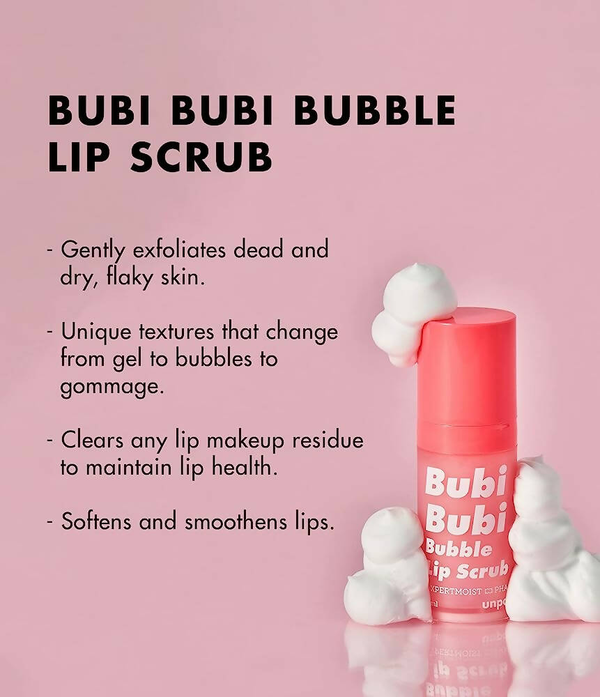 Unpa Bubi Bubi Bubble Lip Scrub | Grocsy