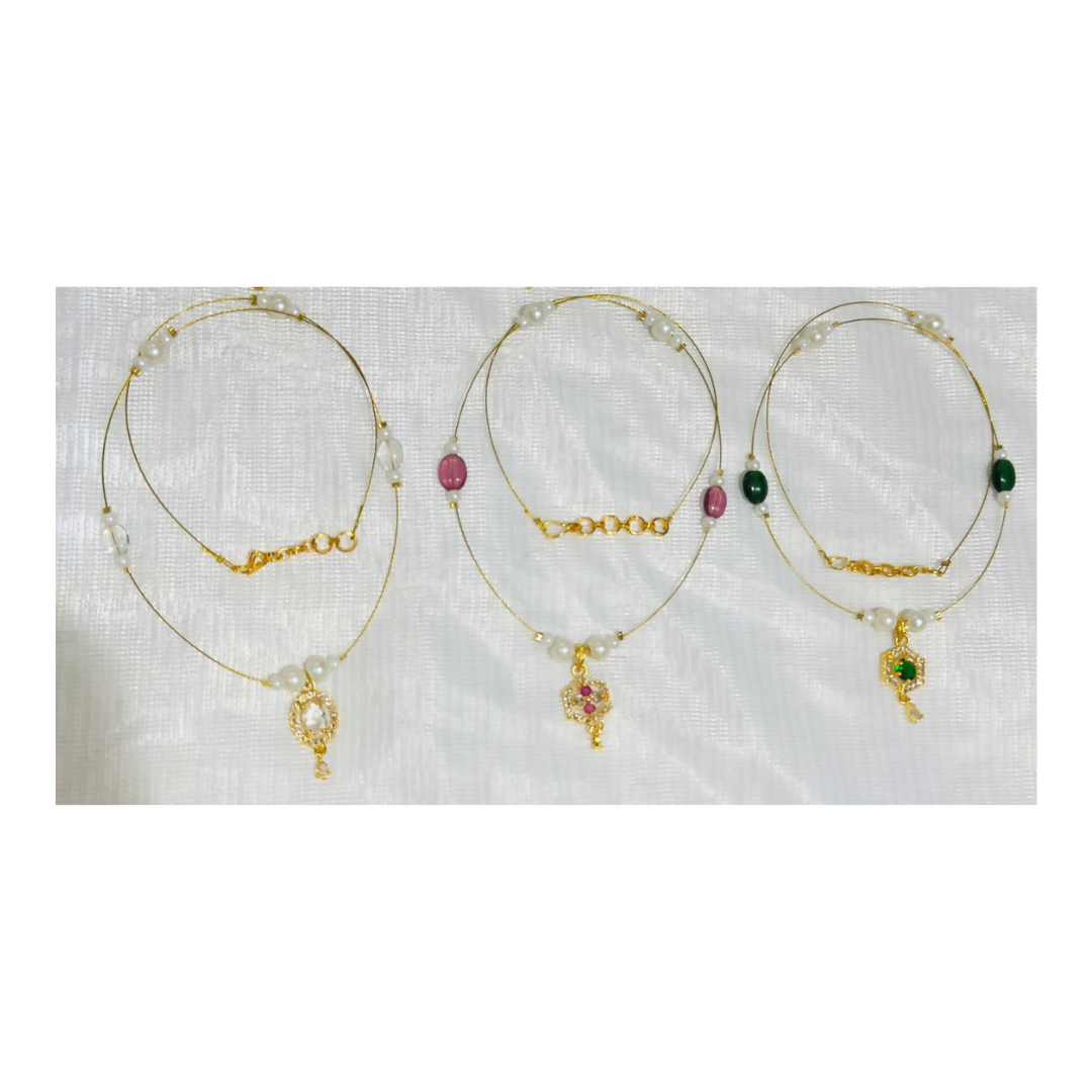 Elite Trading Three Invisible Necklace Chain for Women and Girls Elegant Lightweight Chain with Small Pendant | Grocsy