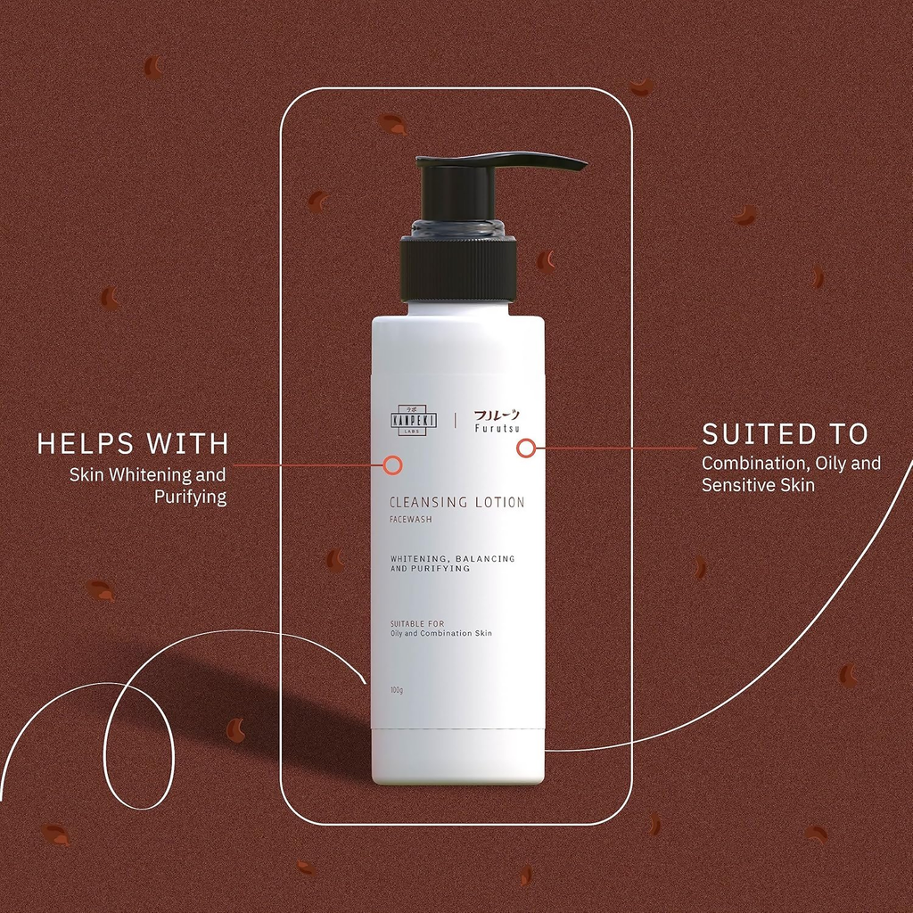 Kanpeki Labs Furutsu Cleansing Lotion Face Wash | Grocsy